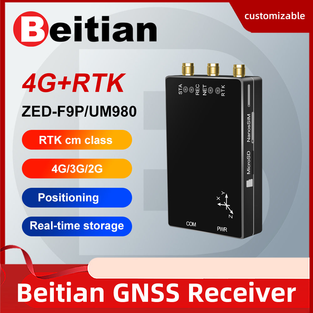 Beitian Network RTK directional GNSS receiver GNSS Module UM982/980+4G solution  BG-640 630 Beitian Network RTK directional GNSS receiver GNSS Module UM982/980+4G solution  BG-640 630